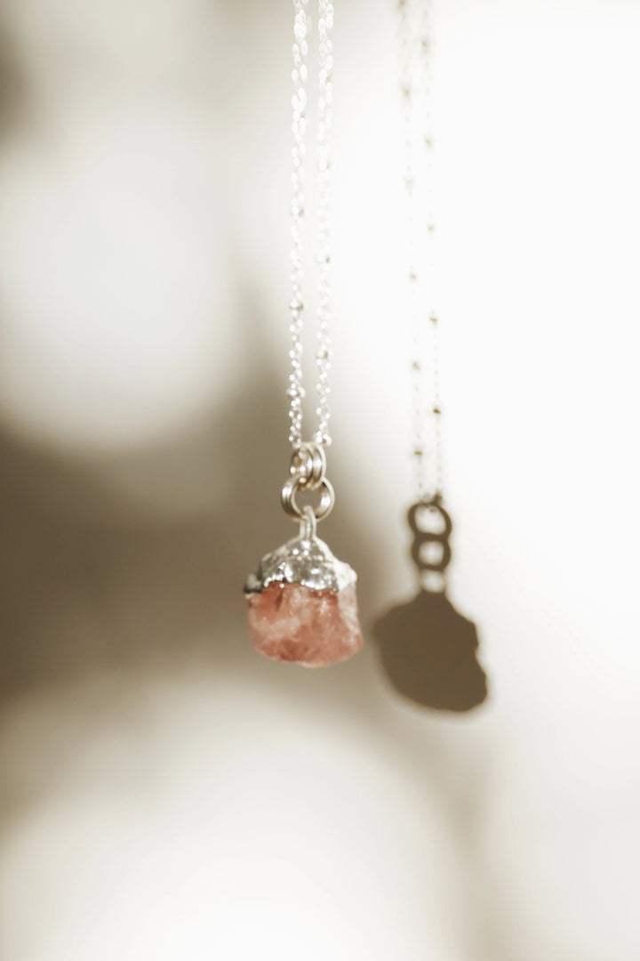 Love Long Necklace · Rose Quartz · Necklaces ·  Little Sycamore