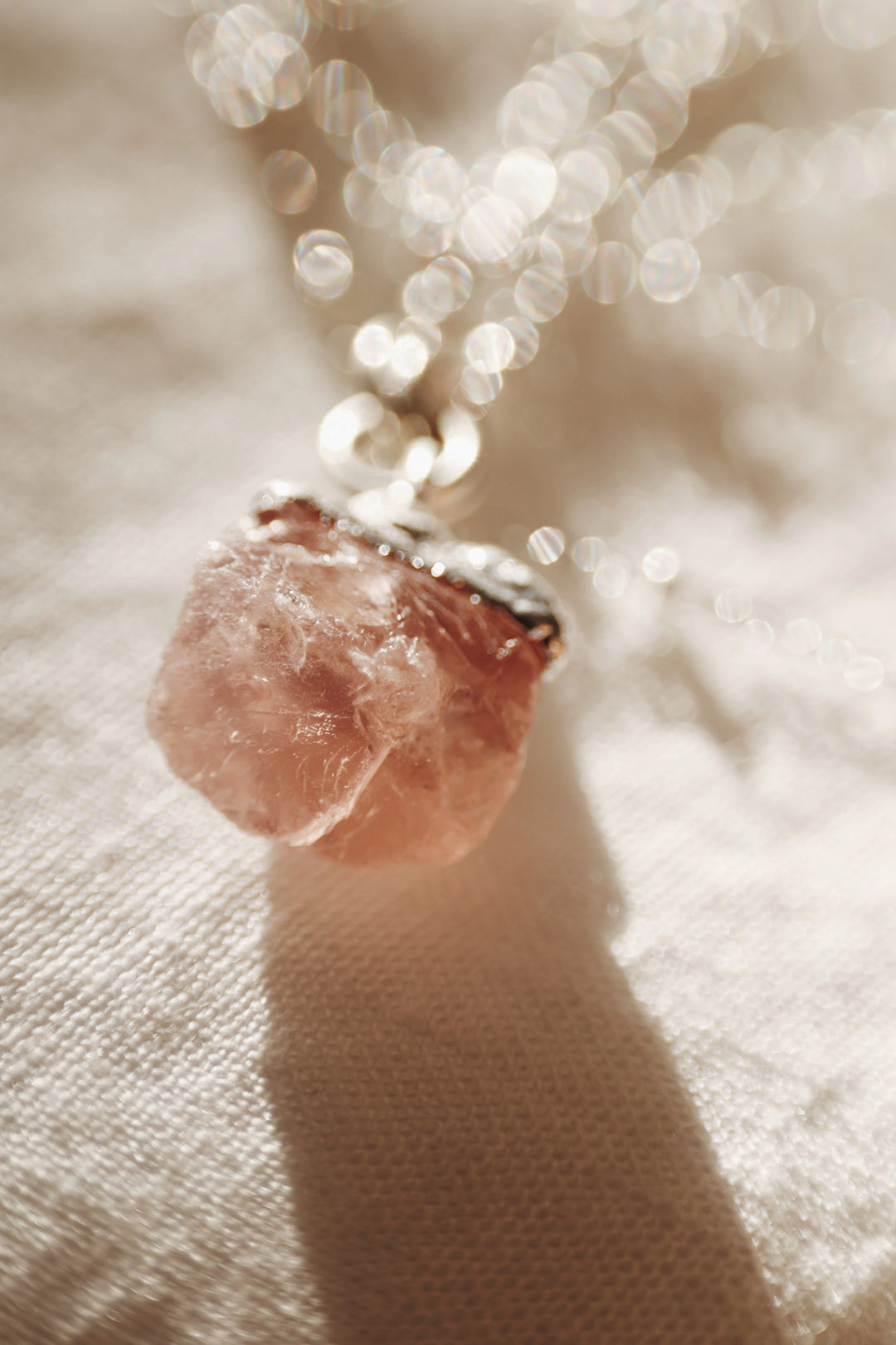 Love Long Necklace · Rose Quartz · Necklaces ·  Little Sycamore