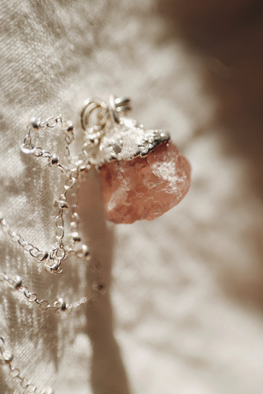 Love Long Necklace · Rose Quartz · Necklaces ·  Little Sycamore