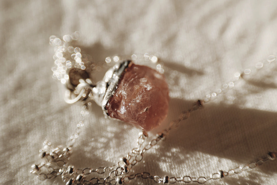 Love Long Necklace · Rose Quartz · Necklaces ·  Little Sycamore