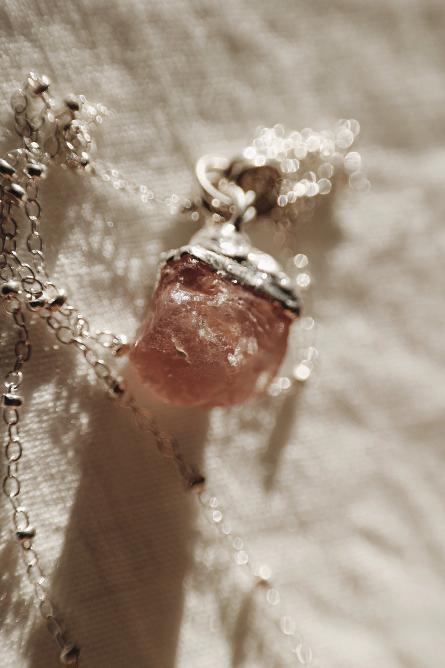 Love Long Necklace · Rose Quartz · Necklaces ·  Little Sycamore