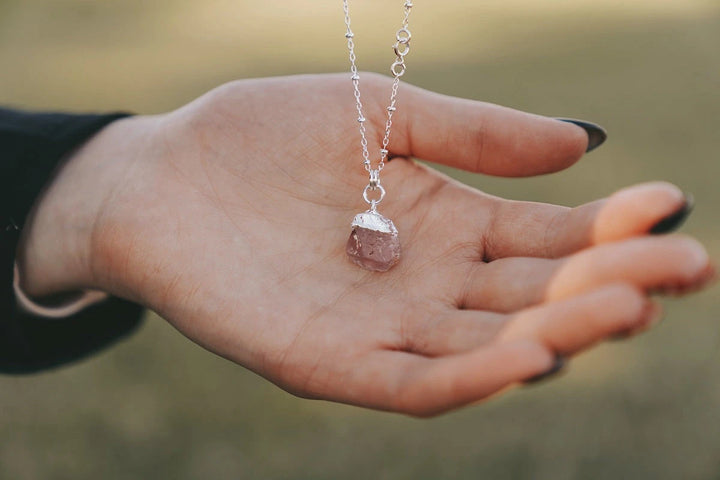 Love Long Necklace · Rose Quartz · Necklaces ·  Little Sycamore