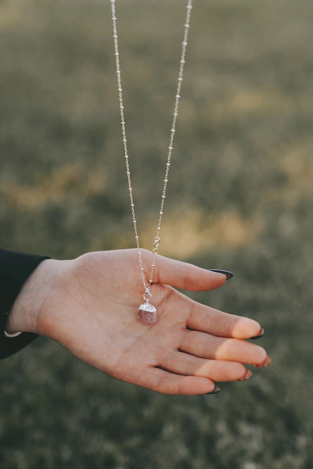 Love Long Necklace · Rose Quartz · Necklaces ·  Little Sycamore