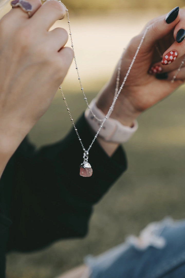 Love Long Necklace · Rose Quartz · Necklaces ·  Little Sycamore