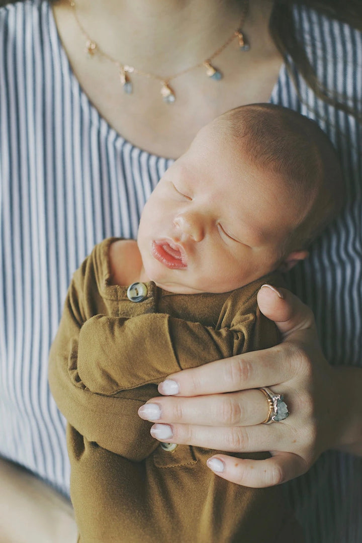 March Raindrops Necklace · Aquamarine · Necklaces ·  Little Sycamore