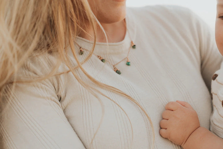 May Raindrops Necklace · Emerald · Necklaces ·  Little Sycamore