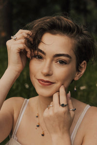 Mermaid Sapphire Drop Earrings · September · Earrings ·  Little Sycamore