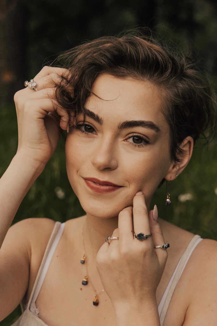 Mermaid Sapphire Drop Earrings · September · Earrings ·  Little Sycamore