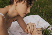 Mermaid Sapphire Drop Earrings · September · Earrings ·  Little Sycamore