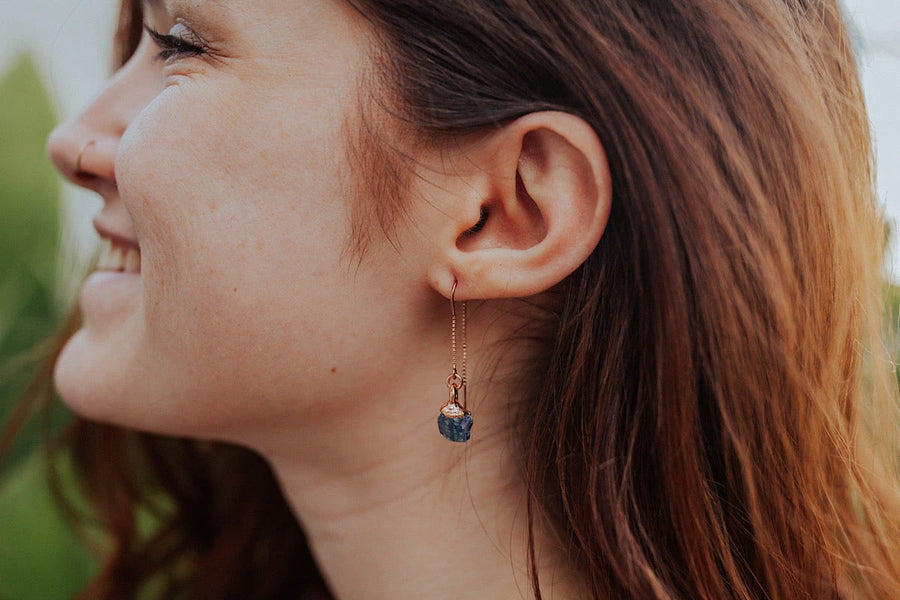 Mermaid Sapphire Drop Earrings · September · Earrings ·  Little Sycamore