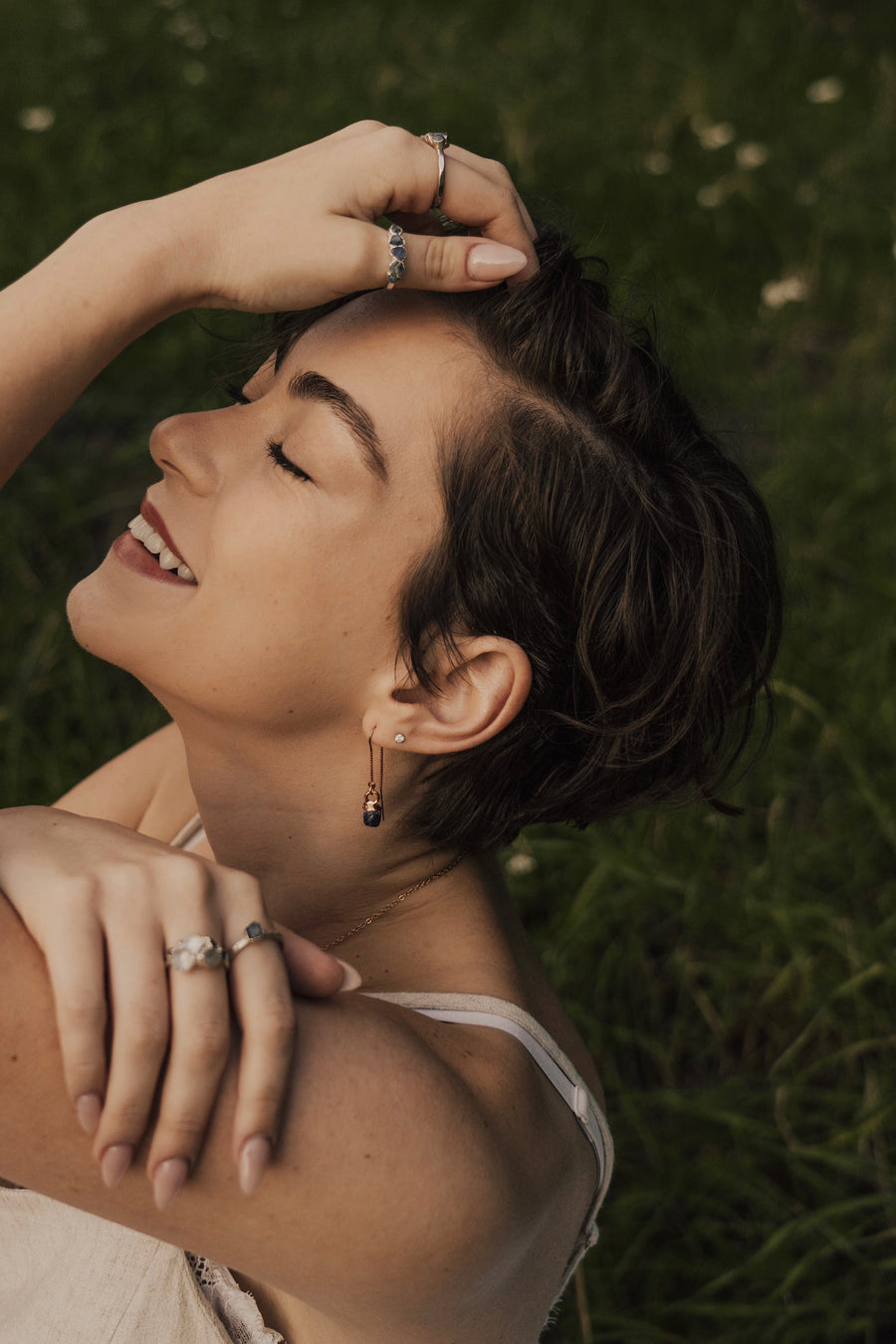Mermaid Sapphire Drop Earrings · September · Earrings ·  Little Sycamore