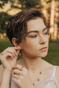 Mermaid Sapphire Drop Earrings · September · Earrings ·  Little Sycamore