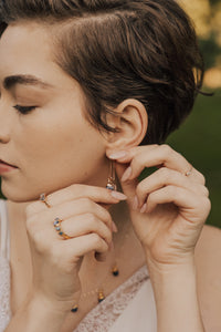 Mermaid Sapphire Drop Earrings · September · Earrings ·  Little Sycamore