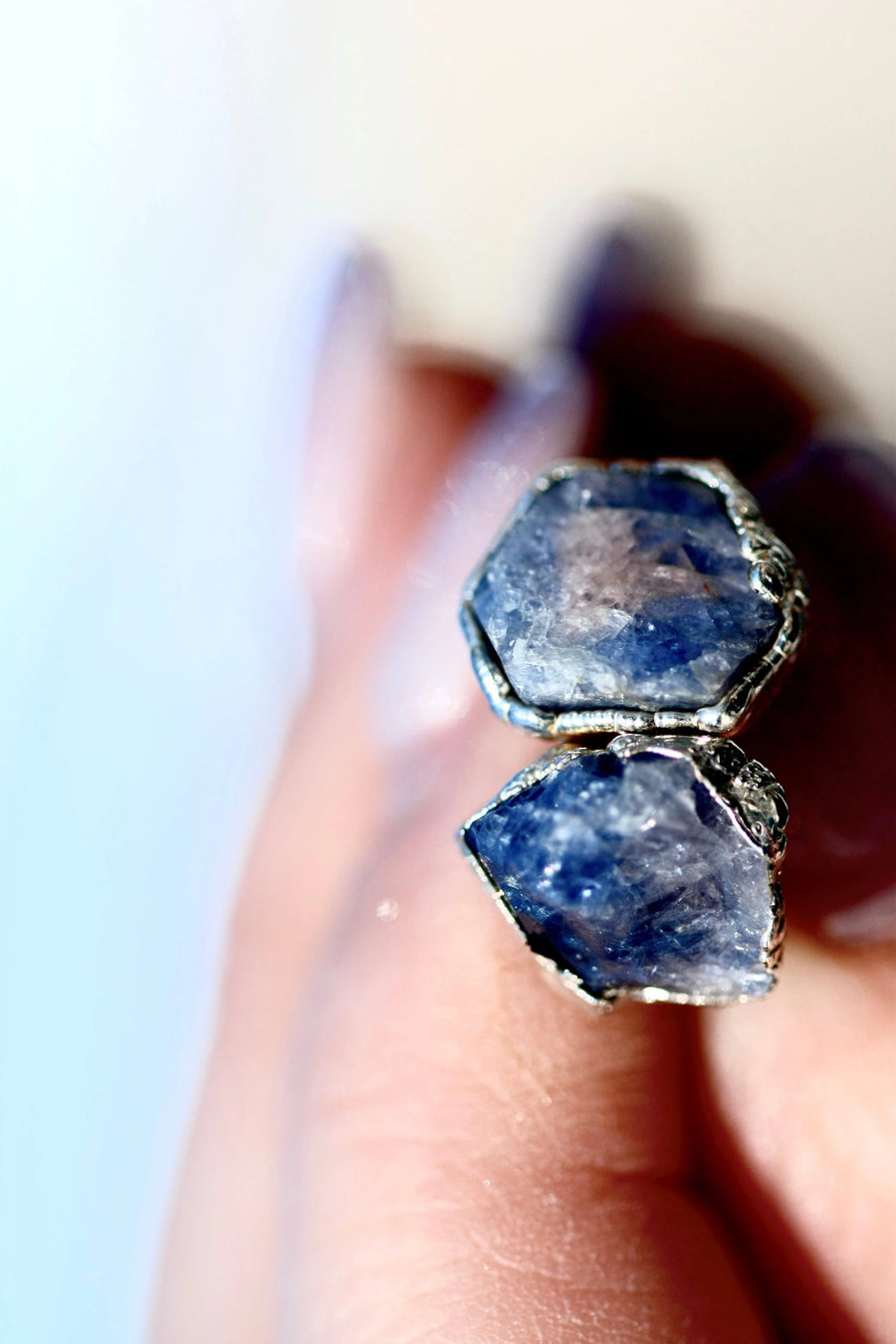 Mermaid Studs · Sapphire · Earrings ·  Little Sycamore