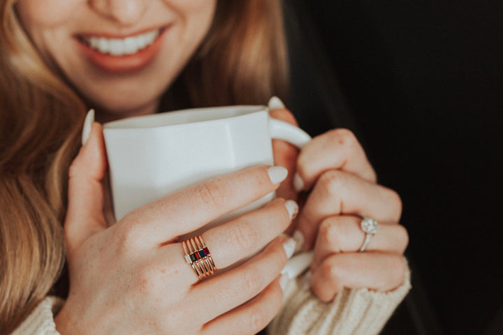 Mini April + Angel Stackable Ring · Rings ·  Little Sycamore