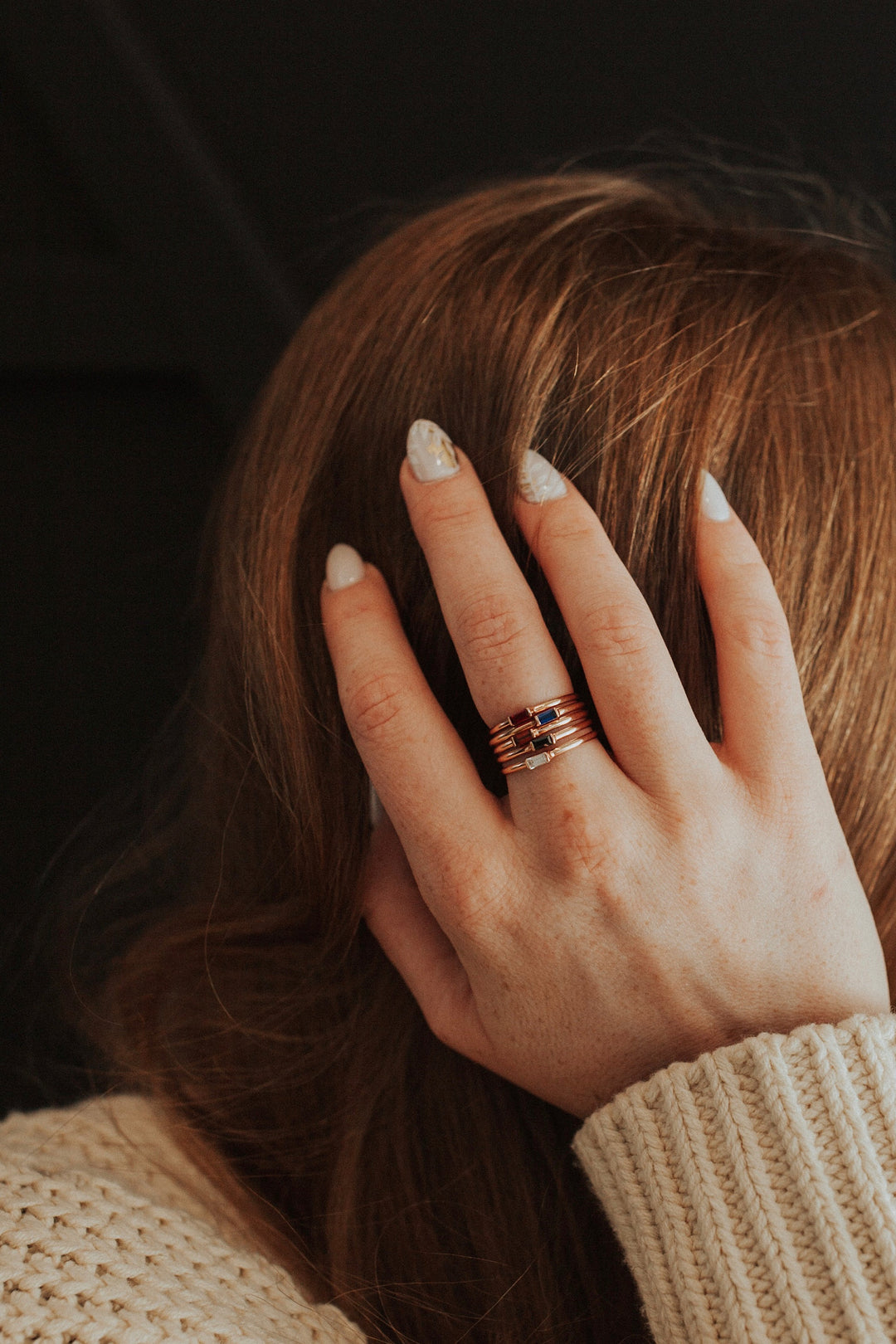 Mini April + Angel Stackable Ring · Rings ·  Little Sycamore