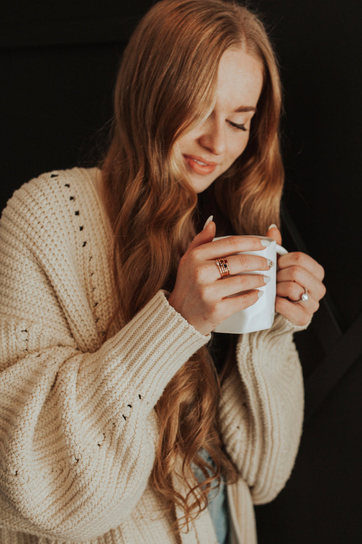 Mini April + Angel Stackable Ring · Rings ·  Little Sycamore