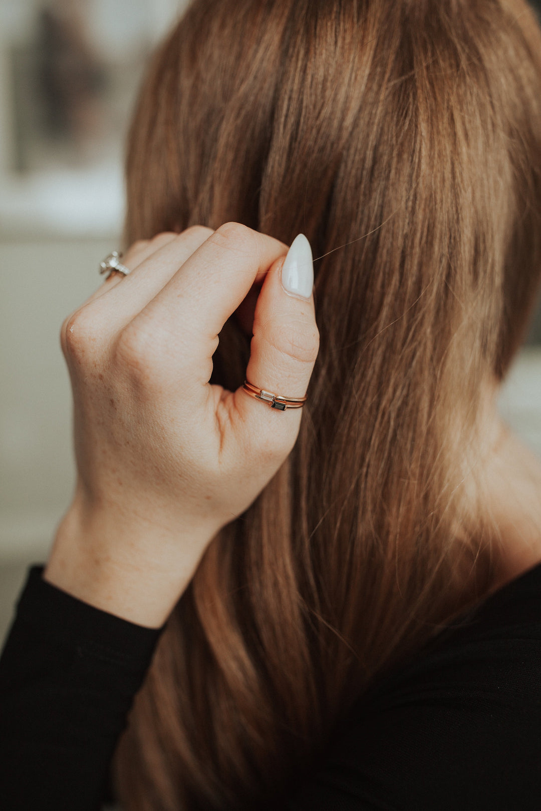 Mini April + Angel Stackable Ring · Rings ·  Little Sycamore