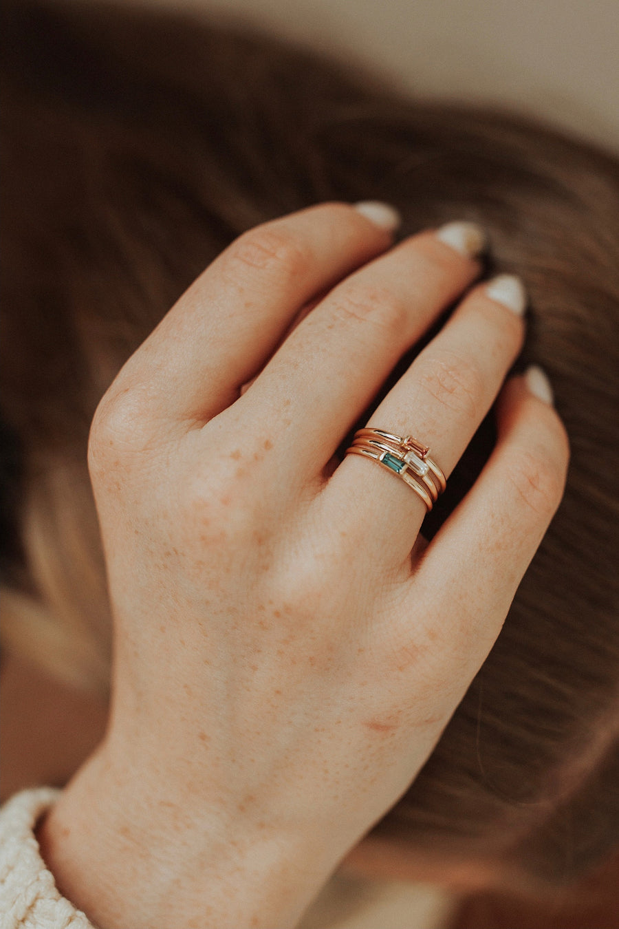 Mini April + Angel Stackable Ring · Rings ·  Little Sycamore
