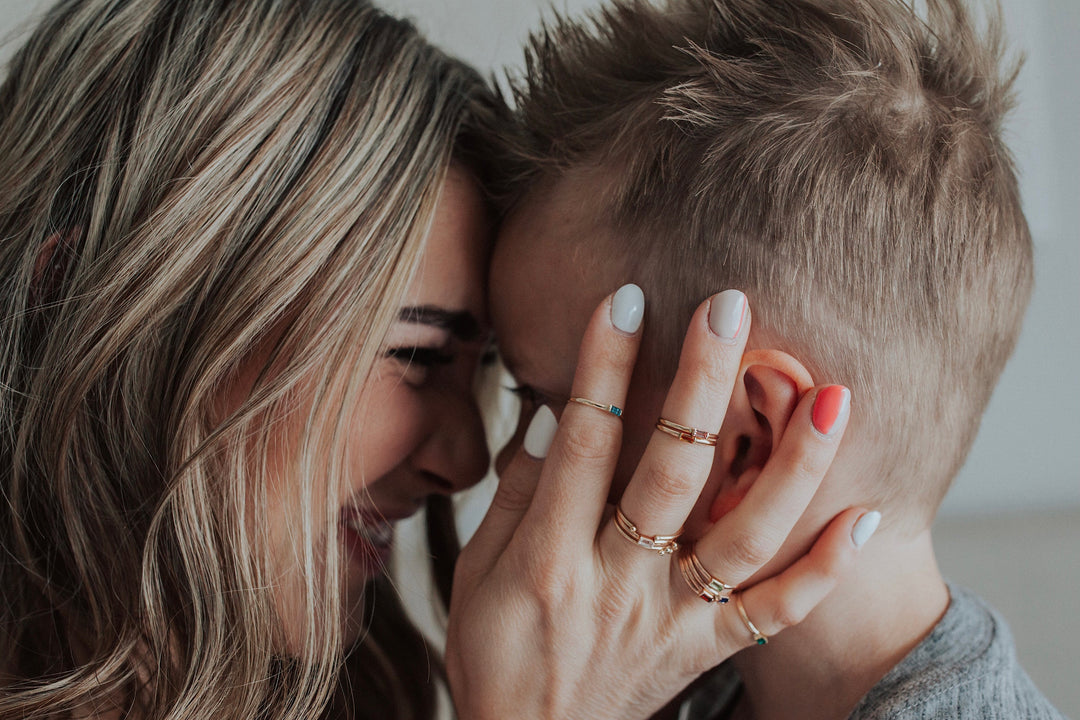 Mini April + Angel Stackable Ring · Rings ·  Little Sycamore