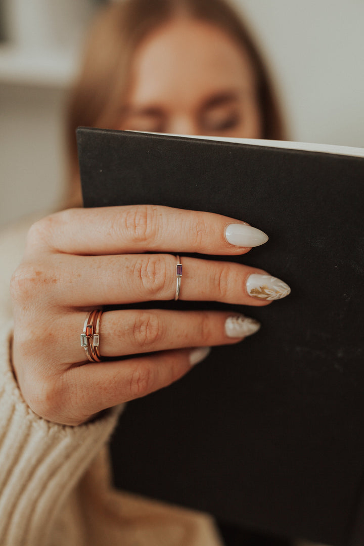 Mini April + Angel Stackable Ring · Rings ·  Little Sycamore