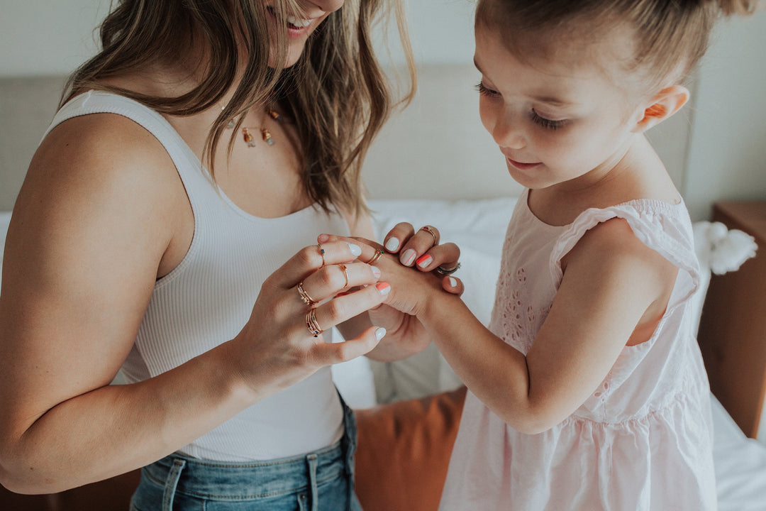 Mini April + Angel Stackable Ring · Rings ·  Little Sycamore