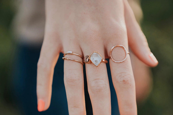 Mini April + Angel Stackable Ring · Rings ·  Little Sycamore