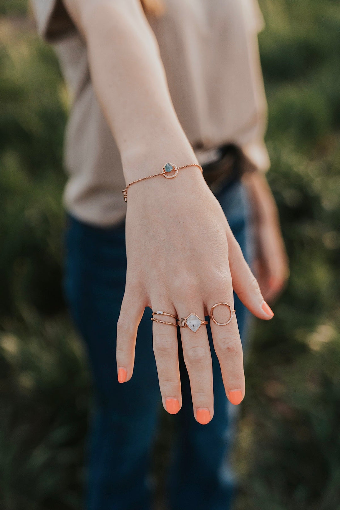 Mini April + Angel Stackable Ring · Rings ·  Little Sycamore