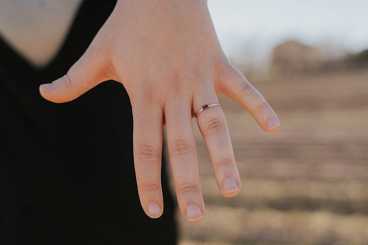 Mini February Stackable Ring · Rings ·  Little Sycamore