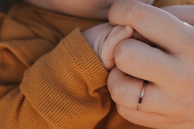 Mini February Stackable Ring · Rings ·  Little Sycamore