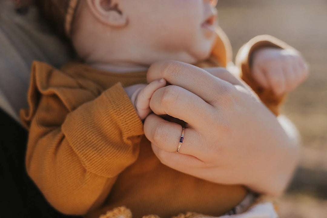 Mini February Stackable Ring · Rings ·  Little Sycamore