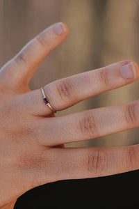 Mini February Stackable Ring · Rings ·  Little Sycamore