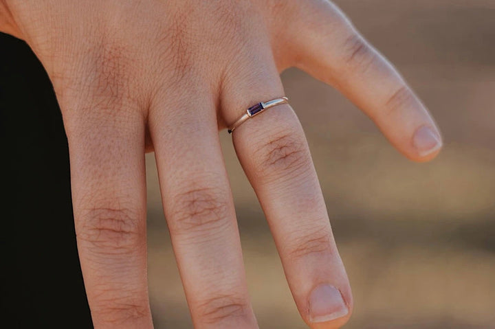 Mini February Stackable Ring · Rings ·  Little Sycamore