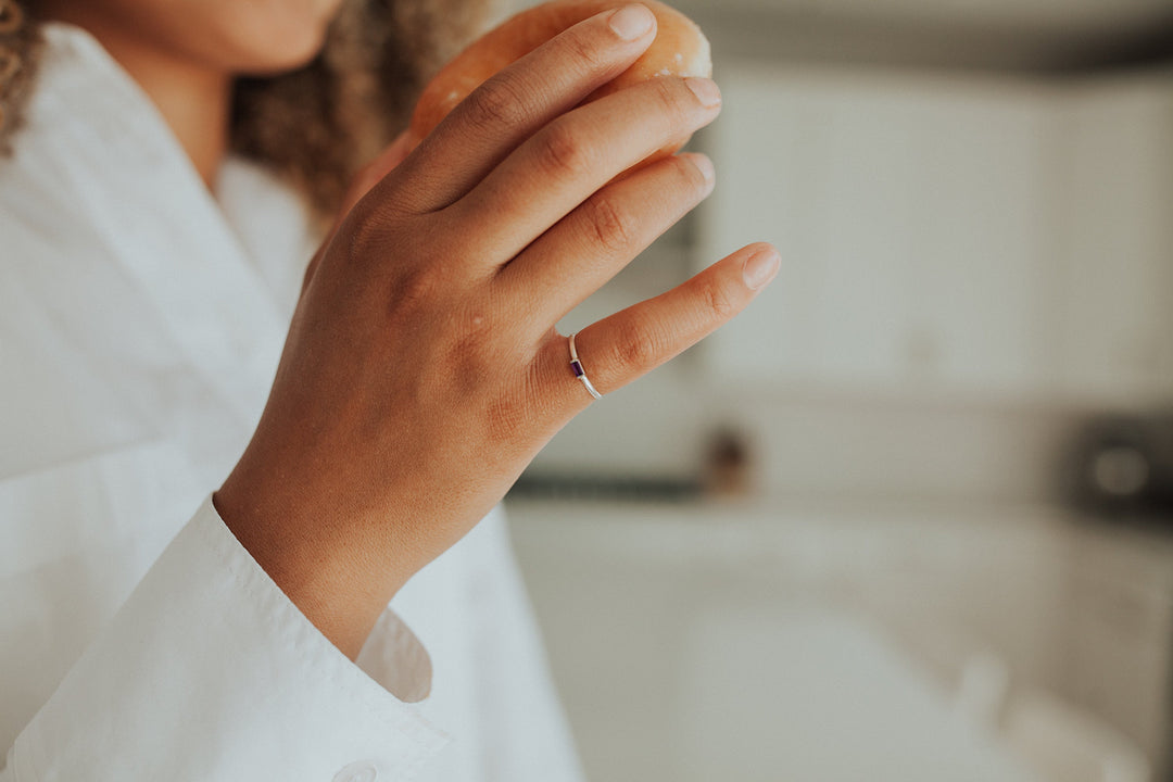 Mini February Stackable Ring · Rings ·  Little Sycamore