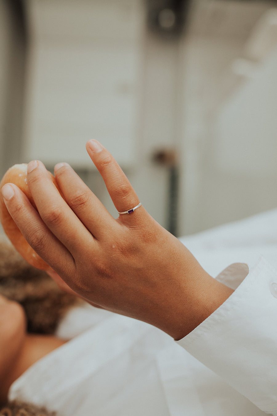 Mini February Stackable Ring · Rings ·  Little Sycamore
