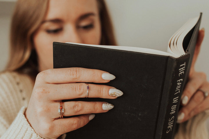 Mini February Stackable Ring · Rings ·  Little Sycamore