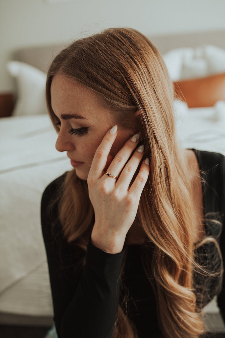 Mini February Stackable Ring · Rings ·  Little Sycamore