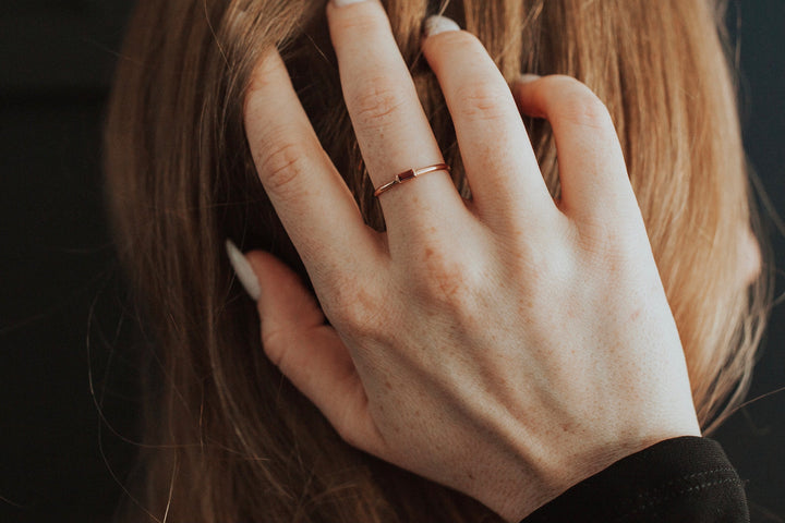 Mini January Stackable Ring · Rings ·  Little Sycamore