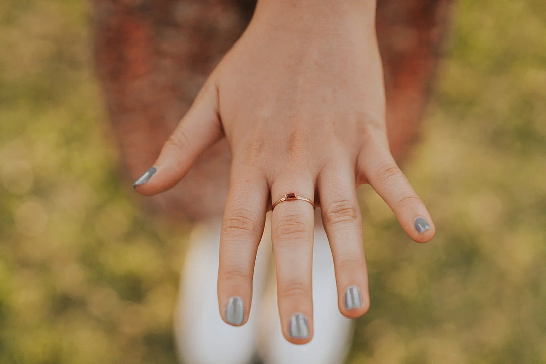 Mini July Stackable Ring · Rings ·  Little Sycamore