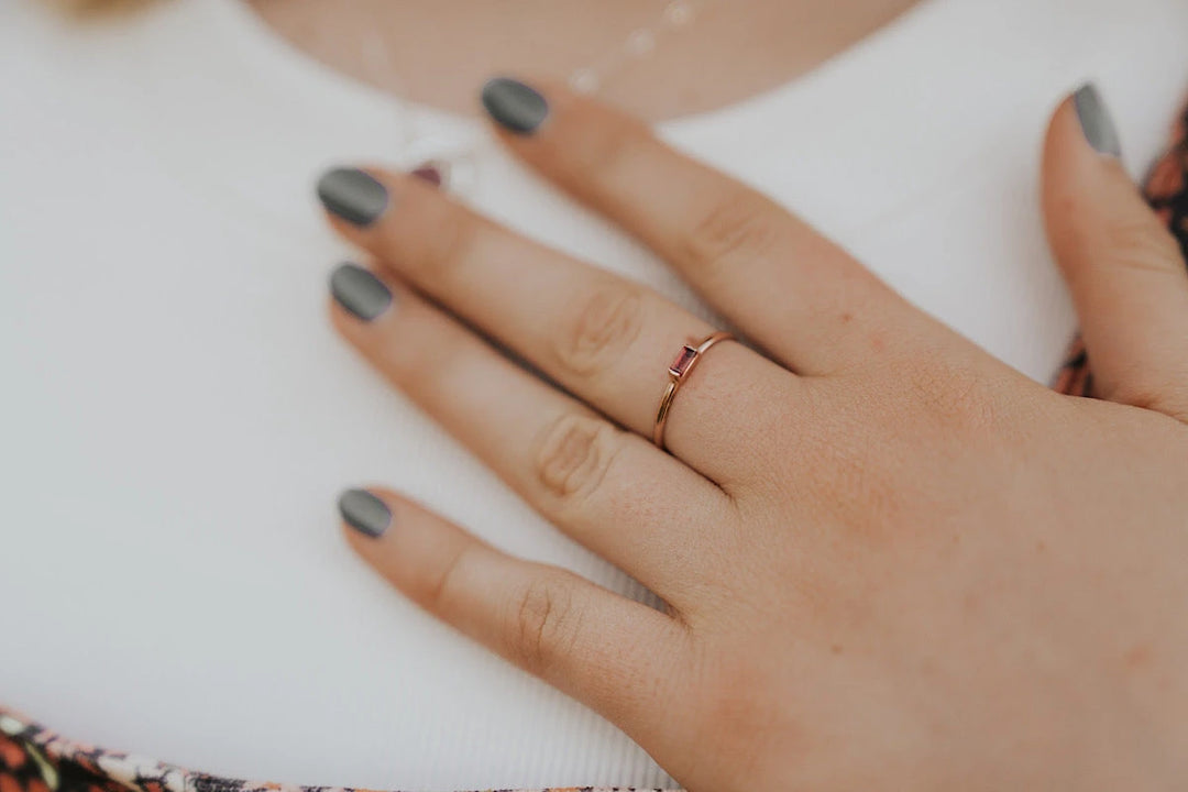 Mini July Stackable Ring · Rings ·  Little Sycamore