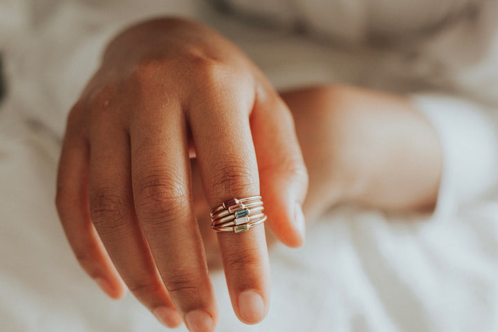 Mini July Stackable Ring · Rings ·  Little Sycamore