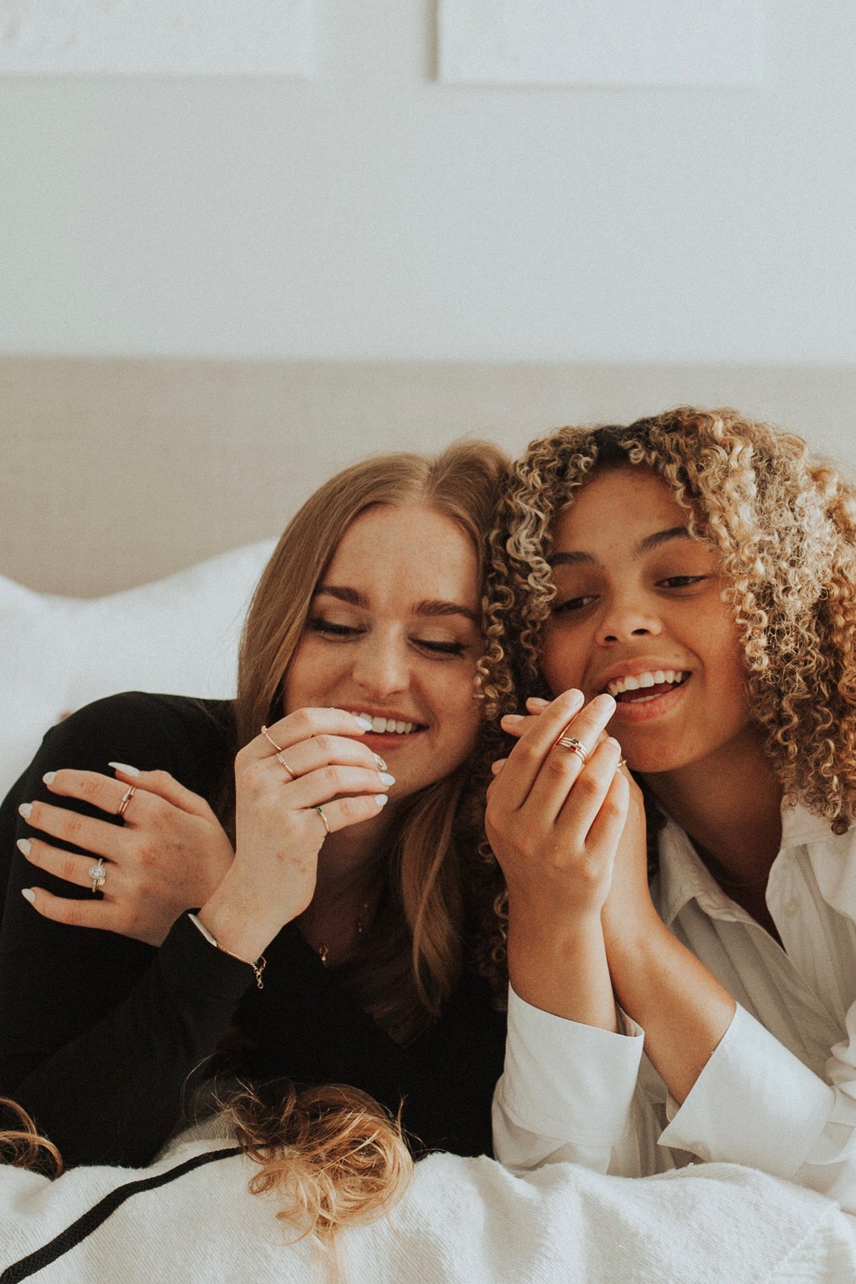 Mini March Stackable Ring - Light Aquamarine Birthstone – Little Sycamore