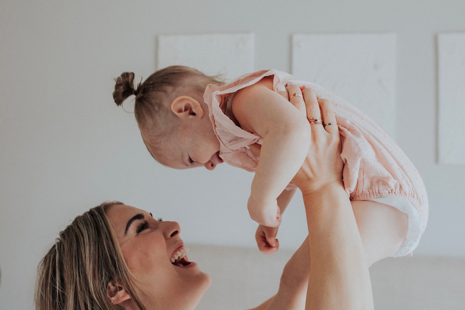 Mini March Stackable Ring - Light Aquamarine Birthstone – Little Sycamore