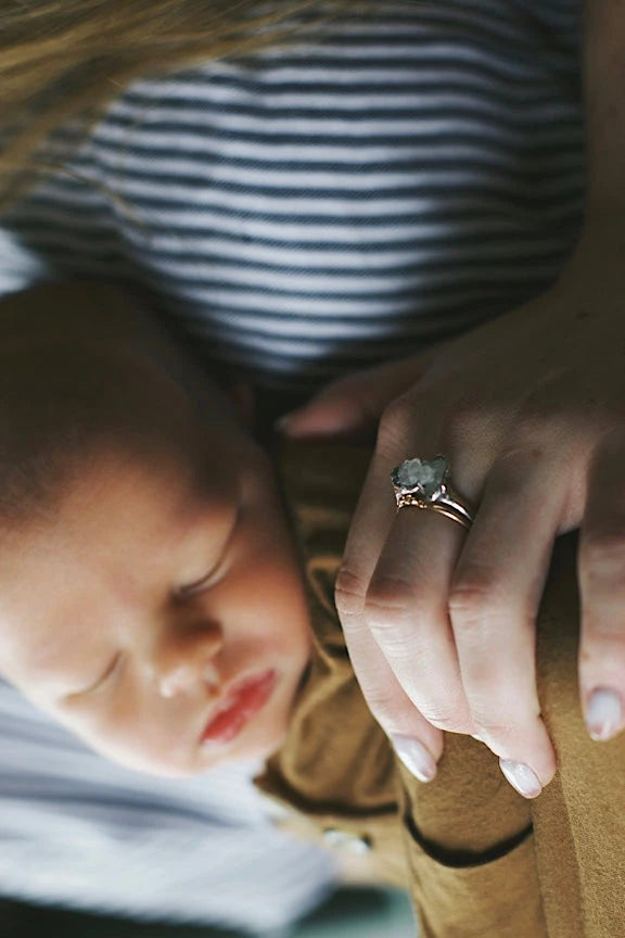 Mini Momma Ring · Customizable · Custom Birthstone Pieces ·  Little Sycamore
