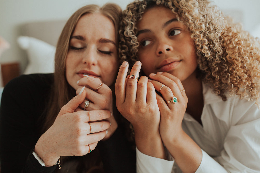 Mini Momma Ring · Customizable · Custom Birthstone Pieces ·  Little Sycamore