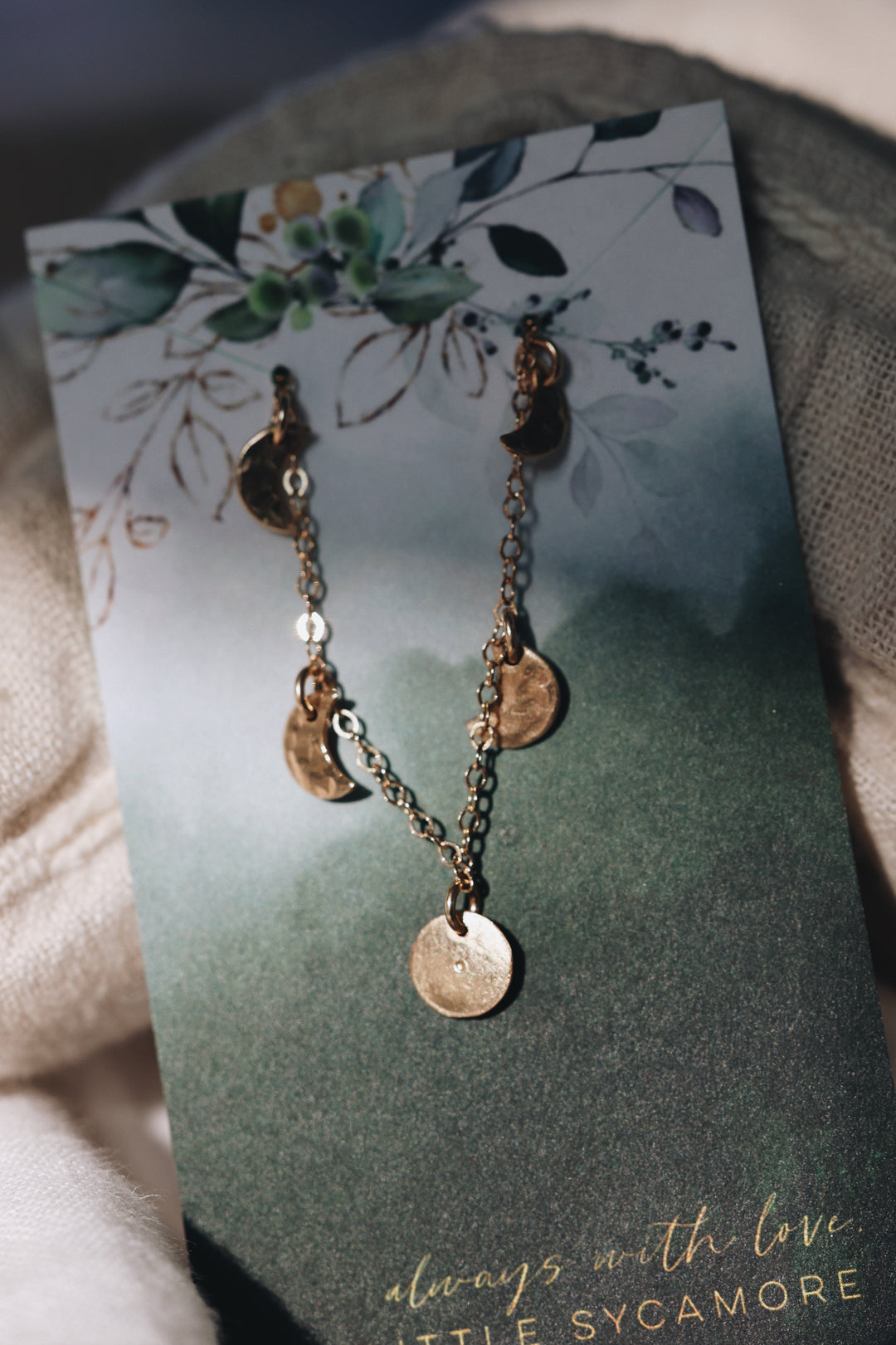 Moon Phase Necklace · Necklaces ·  Little Sycamore