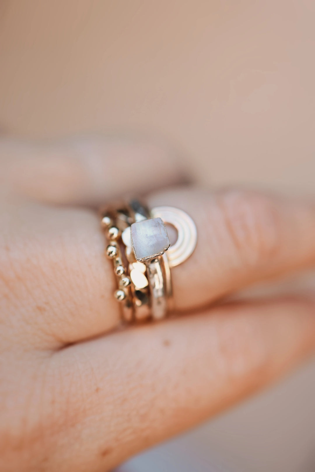 Moon · June Stackable Ring · Rings ·  Little Sycamore