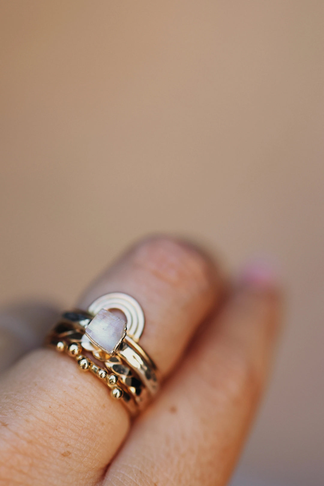 Moon · June Stackable Ring · Rings ·  Little Sycamore