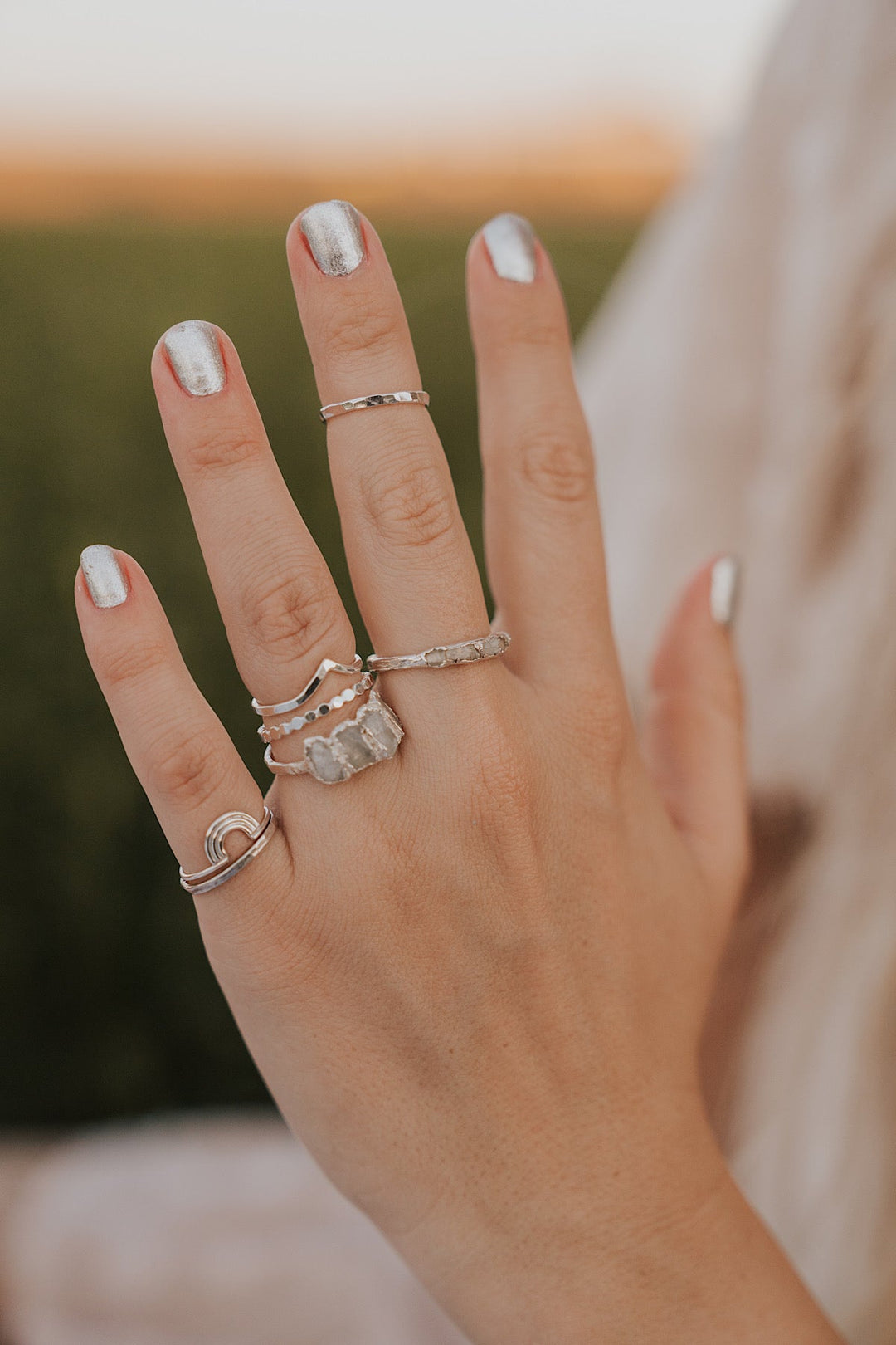 Moonbeam · June Stackable Ring · Rings ·  Little Sycamore