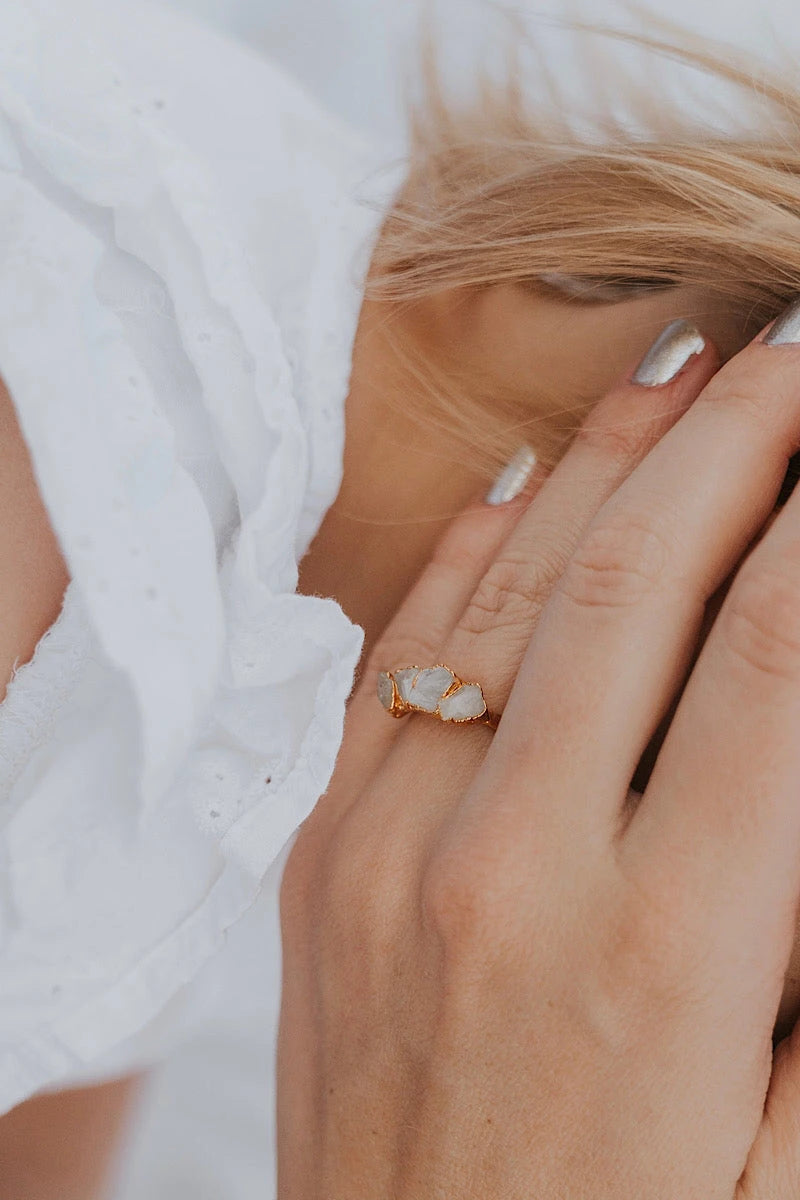 Moonbeam · June Stackable Ring · Rings ·  Little Sycamore